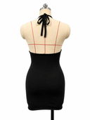 Kiki Halter Mini Dress Black