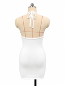Kiki Halter Mini Dress White
