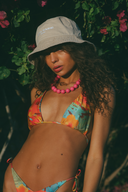 Khaki Logo Bucket Hat